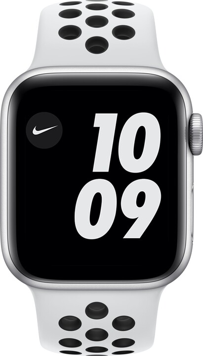 Apple Watch Nike Series 6 Cellular, 40mm, Silver, Pure Platinum/Black Nike Sport Band_1860439720