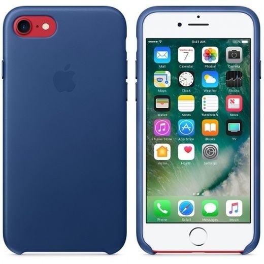 Apple iPhone 7 Leather Case, Sapphire_1935258582