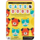 Desková hra Petit Collage - Kočky a psi, piškvorky, magnetické