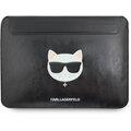 KARL LAGERFELD pouzdro Choupette Sleeve pro MacBook Air/Pro, kožené, černá_1619938656