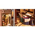 Stavebnice RoboTime miniatura domečku Knihkupectví, zarážka na knihy, dřevěná, LED_1550809231