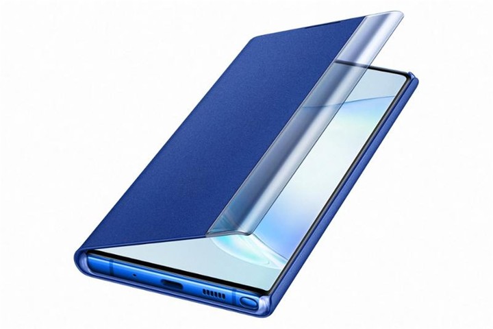 Samsung flipové pouzdro Clear View pro Galaxy Note10+, modrá_564429321