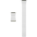 COTEetCI kožený magnetický řemínek Loop Band pro Apple Watch 38 / 40mm / 41mm, bílá_729033935