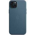 Apple kryt z tkaniny FineWoven s MagSafe na iPhone 15 Plus, tichomořsky modrá_2033832537