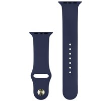 COTEetCI silikonový sportovní náramek pro Apple watch 38 / 40 mm / 41mm, půlnoční modrá_1204866221