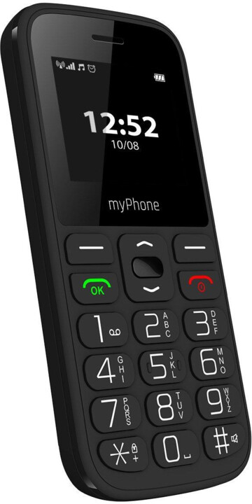 MyPhone Halo A Senior, černá_718129835