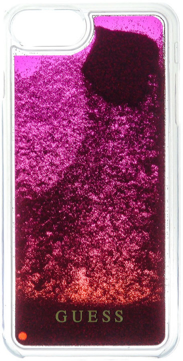 Guess Liquid Glitter Hard Pink Degrade pouzdro pro iPhone 7_852253809