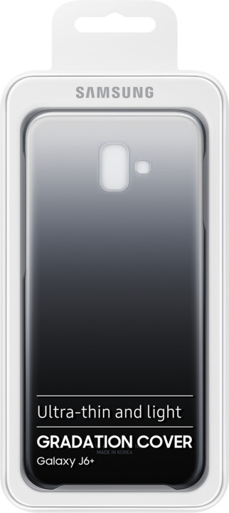 Samsung pouzdro Gradation Cover Galaxy J6+, black_1979811046