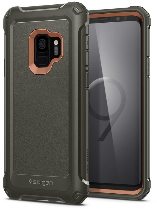 Spigen Pro Guard pro Samsung Galaxy S9, army green_1495092429