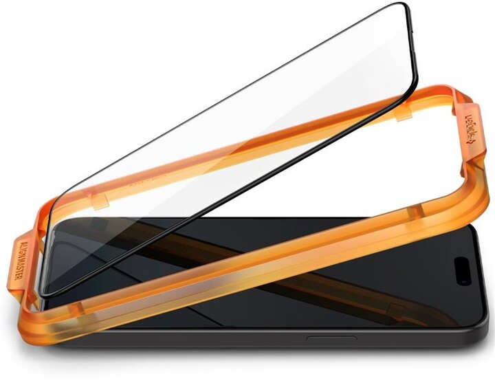 Spigen ochranné sklo tR AlignMaster pro Apple iPhone 15 Pro Max, 2ks, černá_279560765