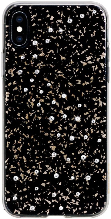 Bling My Thing Milky Way kryt Pure Brilliance pro Apple iPhone X/Xs, černé_1088454598