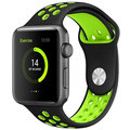 ESES sportovní řemínek 42mm pro Apple Watch, černo/zelená