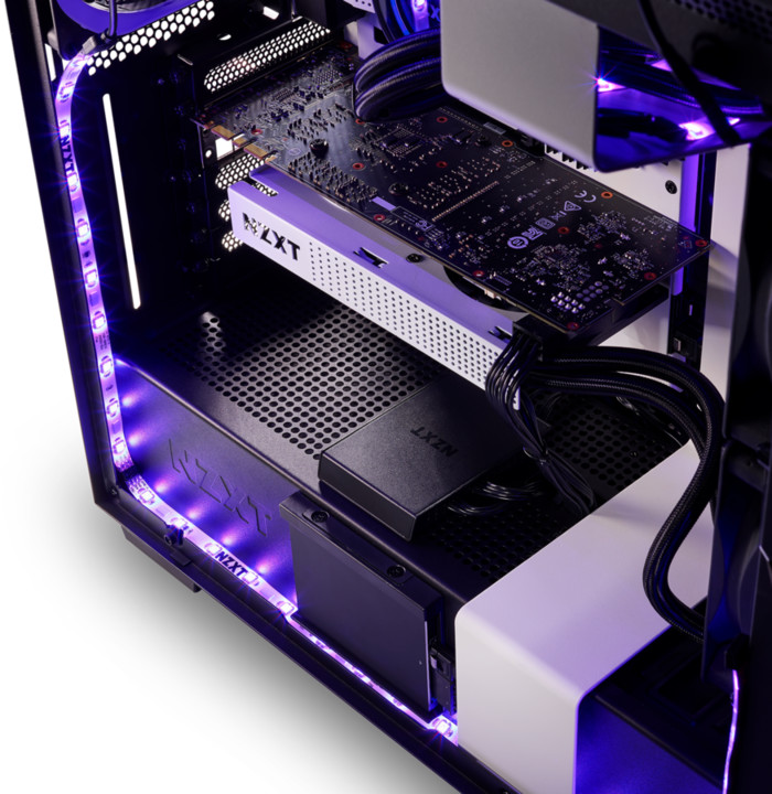 NZXT řídící panel podsvícení HUE 2, regulace jasu, barvy a blikání_195621751