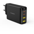 Choetech síťová nabíječka PD6005 GaN, 2xUSB-C, 2xUSB-A, PD, 140W, černá_1953760009