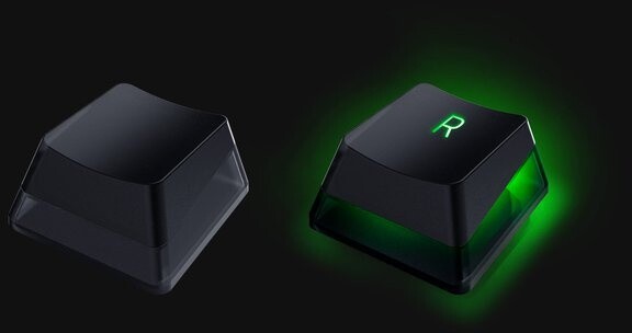 Razer vyměnitelné klávesy Phantom Keycap Upgrade Set, černé