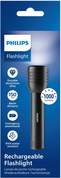 Philips svítilna SFL7005R/10, vzdálenost paprsků 145m, černá_519660112