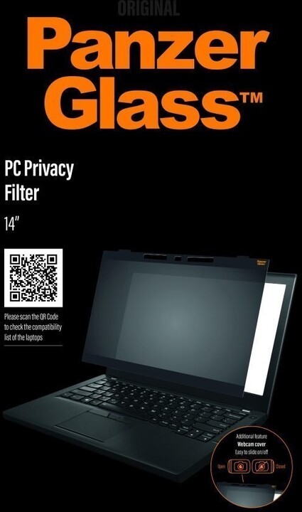 PanzerGlass Privacy filtr pro zvýšení soukromí k notebooku 14&quot;_438982029