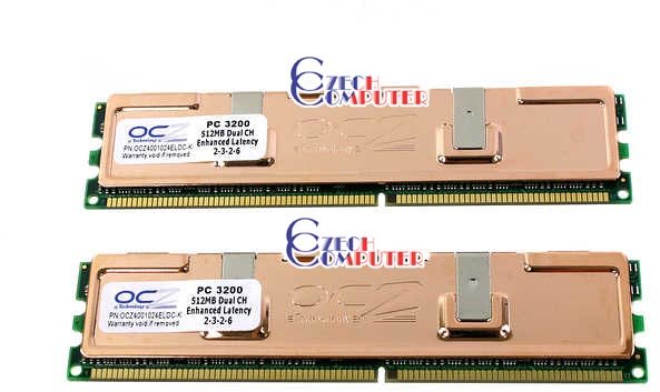 OCZ DIMM 1024MB DDR 400MHz Dual Channel CL2_414369699
