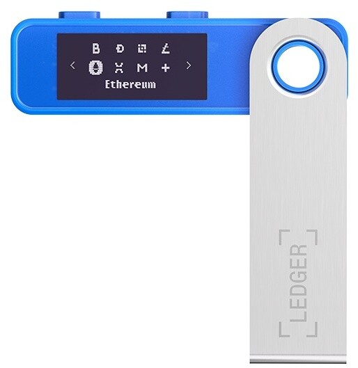 Ledger Nano S Plus Deepsea Blue, hardwarová peněženka na kryptoměny_1888595269