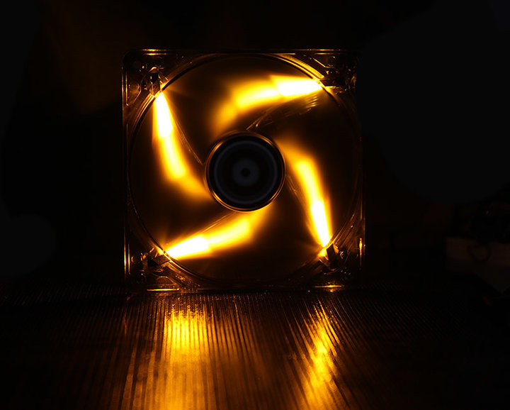BITFENIX Spectre Orange LED, 120mm, černá_1718035645