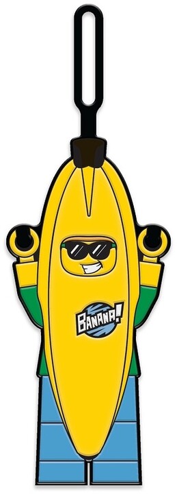Jmenovka na zavazadlo LEGO Iconic - Banana Guy_1300201785