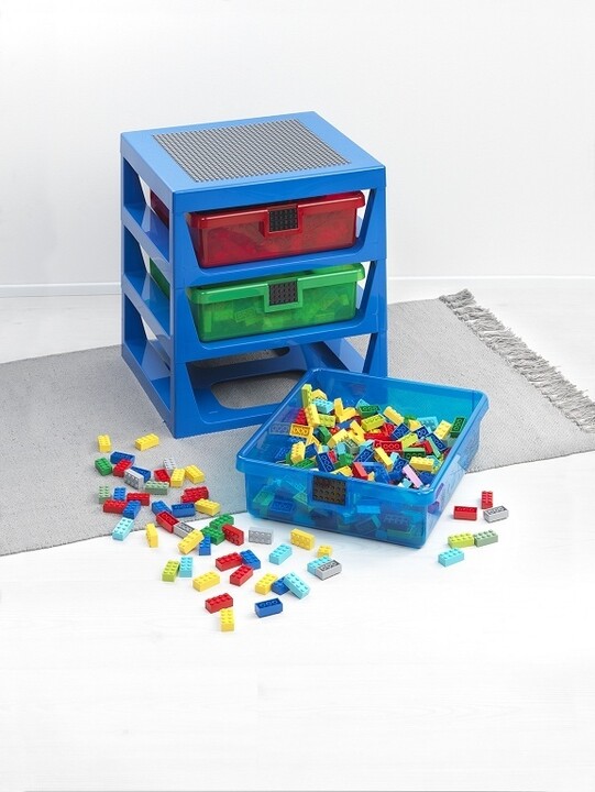 Organizér LEGO, 3 zásuvky, modrá_440568848