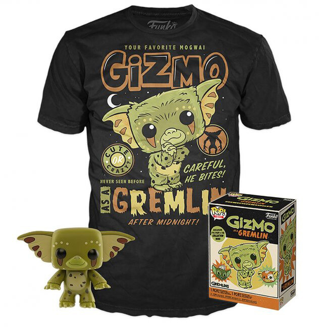 Tričko Gremlins - Gizmo + figurka Funko (L)_2110727234