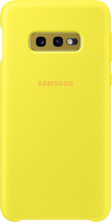 Samsung silikonový zadní kryt pro Samsung G970 Galaxy S10e, žlutá_1966143307