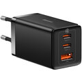 Baseus rychlonabíjecí adaptér GaN5 Pro, 2x USB-C, USB-A, 65W, černá_1691334168