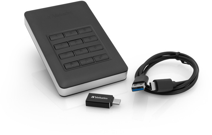 Verbatim Store'n'Go Secure Portable, USB 3.1 - 2TB
