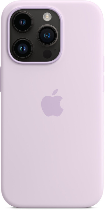 Apple Silikonový kryt s MagSafe pro iPhone 14 Pro, šeříkově modrá_1516306116