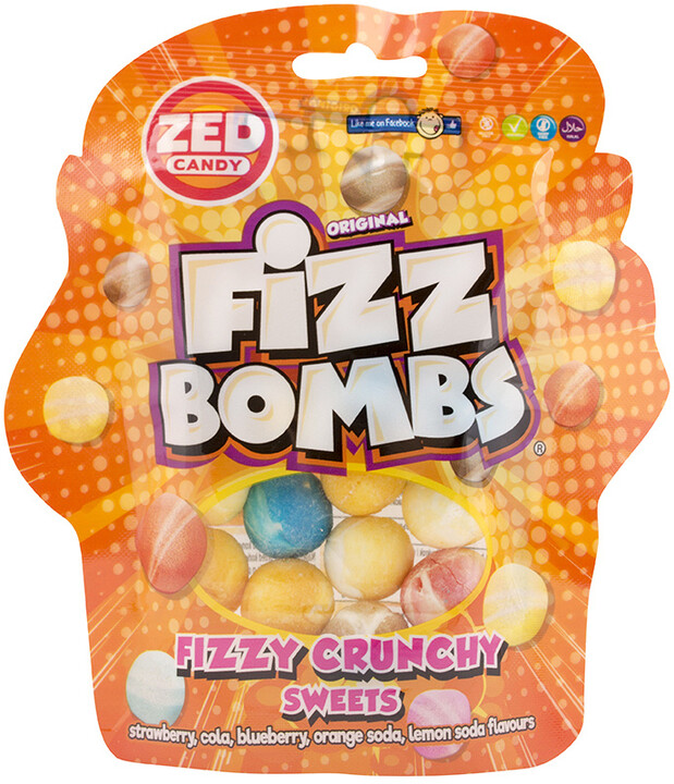 Fizz Bomb, šumivé bonbony, 50g_75364183