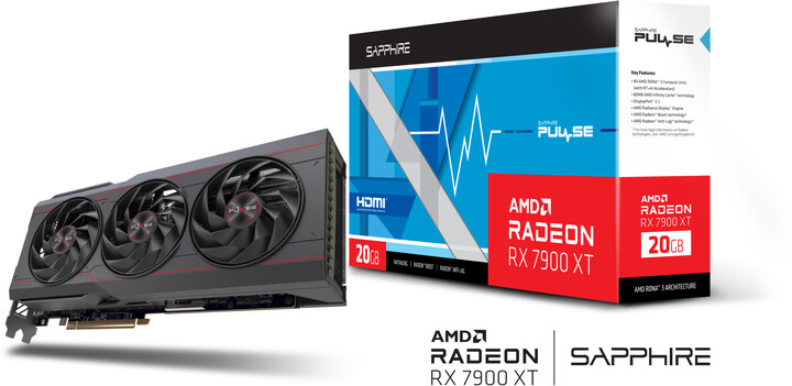 Sapphire AMD Radeon™ PULSE RX 7900 XT, 20GB GDDR6_1201253133