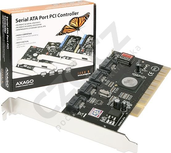 AXAGON PCI řadič 4x int.SATA 3G RAID 0/1/5/10 SI