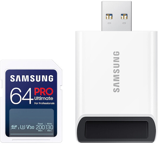 Samsung SDXC 64GB PRO Ultimate + USB adaptér_1903104674