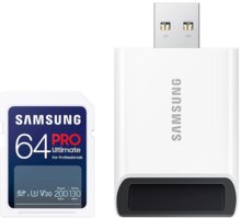 Samsung SDXC 64GB PRO Ultimate + USB adaptér MB-SY64SB/WW