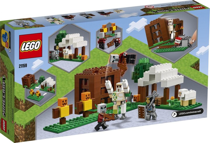 LEGO® Minecraft® 21159 Základna Pillagerů, 303 dílků_467866917