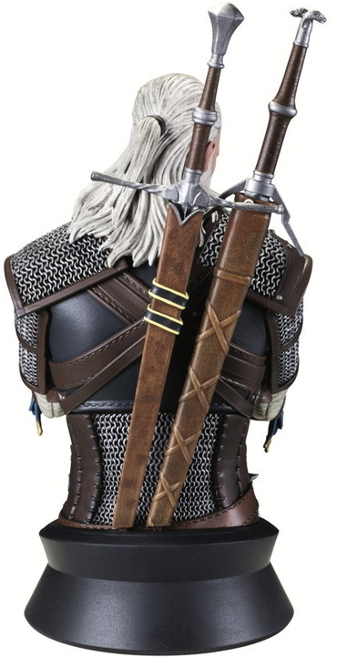 Figurka The Witcher - Geralt hraje Gwint Busta_140817933
