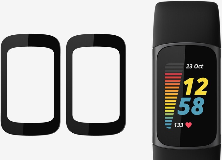 TGP ochranné sklo pro Fitbit Charge 5 - 3D Glass, 2ks, voděodolné_745185986