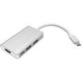 Adam elements Casa Hub A01m USB 3.1 Type-C 4-in-1 Multi Function (3y warranty), stříbrná