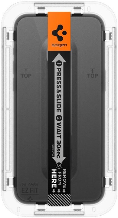 Spigen ochranné sklo tR EZ Fit pro Apple iPhone 15 Pro, 2ks, černá_198439207