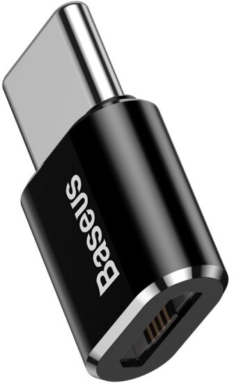 Baseus adaptér USB-C samec/microUSB samice, černá_928930274