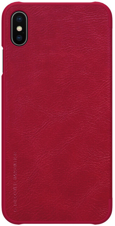 Nillkin Qin Book pouzdro pro iPhone Xs Max, červený_1426037205
