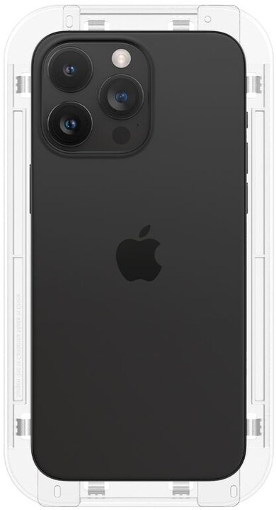 Spigen ochranné sklo tR EZ Fit pro Apple iPhone 15 Pro, 2ks, černá_1270216352