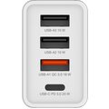 Verbatim síťová nabíječka, 3x USB-A, USB-C, 30W, bílá_827772680