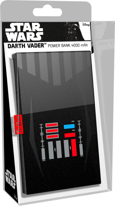 Tribe Star Wars Darth Vader 4000mAh Power Bank - Černá_50276938
