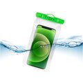 FIXED vodotěsné pouzdro Float pro mobilní telefony, univerzální, IPX8, zelená_1881008955