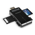 AXAGON externí HANDY čtečka SD/MicroSD/MS/M2,černá_1722308077