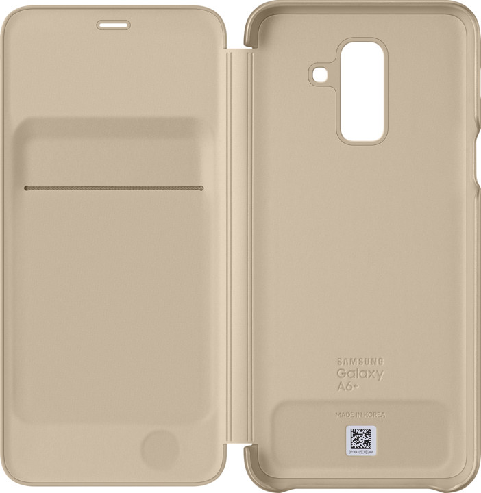 Samsung A6+ flipové pouzdro, zlatá_1697868175