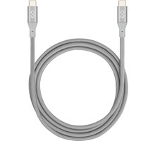EPICO nabíjecí / datový kabel USB-C do USB-C (3.1) pletený 1,8m, stříbrný O2 TV HBO a Sport Pack na dva měsíce